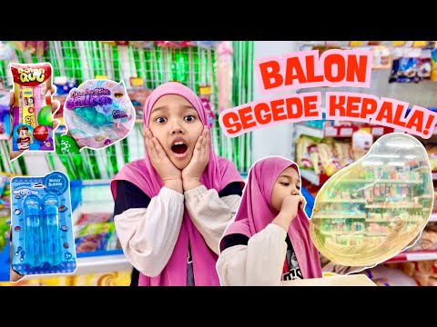 TERNYATA ADA BALON SEBESAR KEPALA DI ALFAMART! DAVINA KAGET! | BORONG SEMUA BALON TIUP DI ALFAMART!