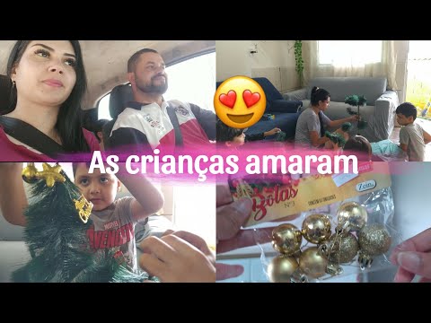 ESSA É A VERDADE!| MONTEI A ÁRVORE DE NATAL COM AS CRIANÇAS 😍| FIQUEI MUITO MAL #vlog