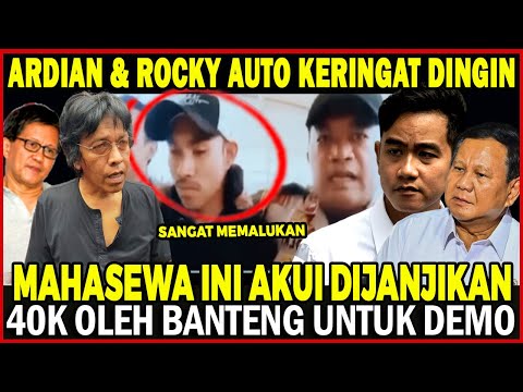 VIRAL! SANGAT MEMALUKAN ! MAHASEWA INI AKUI DIJANJIKAN 40K OLEH BANTENG DEMI DEMO PRABOWO GIBRAN !