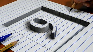 3D Trick Art On Line Paper, Number 9