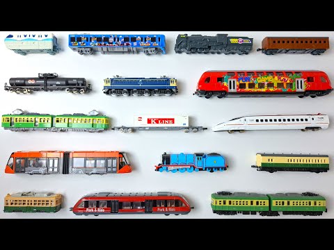Trains for Kids | Learn Railway Transport with Tomica Siku | Streetcar, Trains and Monorail