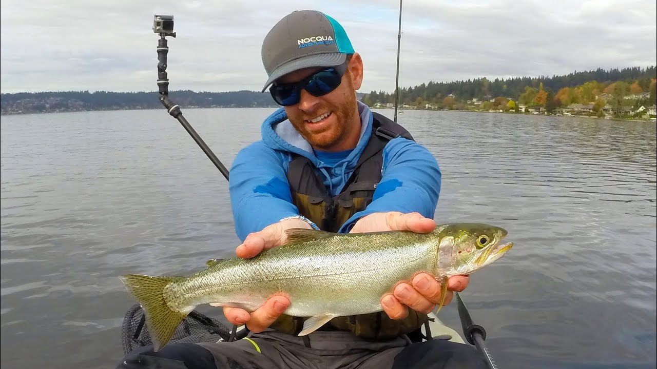 Kayak Fishing: Cutthroat Trout in Seattle #FieldTrips Ep 11
