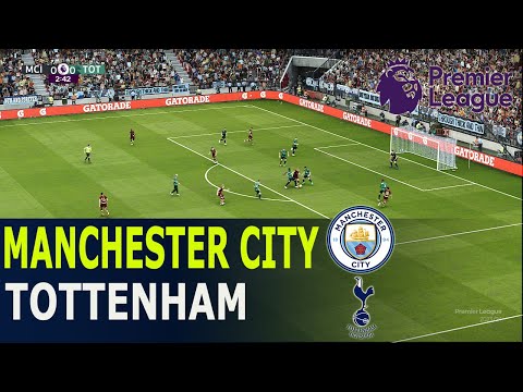 MANCHESTER CITY vs TOTTENHAM | ENGLAND PREMIER LEAGUE 2024 /25 | Full Match All Goals | PES Gamepl