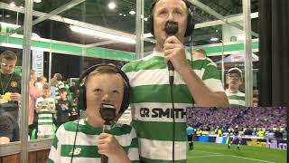 Celtic TV Fan Commentary at Celtic FC Festival! Kieran and Chris Burke