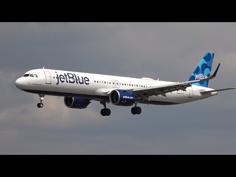 JetBlue - Airbus A321-271NX - Diverted Landing & Takeoff
