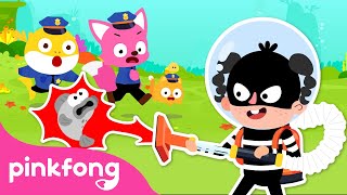 Veo, Veo Color Thieves | Catch the Thief | Pinkfong the Police | Pinkfong Official