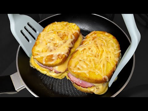 Das beste Frühstück in nur 5 Minuten! Ich mache jeden Morgen Sandwiches nach diesem Rezept