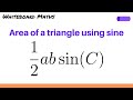 Triangle Area and Sine Functions