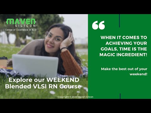 Weekend - Advanced VLSI Design & Verification Course...