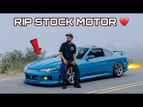 My S15 Engine Blows Shooting Flames 🤯