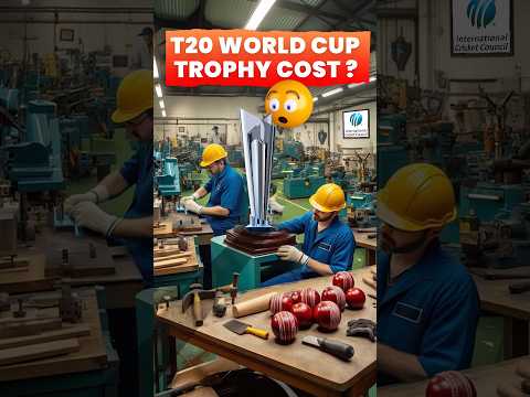 T20 World Cup Trophy Shocking Facts 😱🏆 | #shorts #cricket #cricketshorts #teamindia #t20worldcup