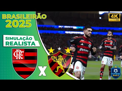 FLAMENGO X SPORT | CAMPEONATO BRASILEIRO 2025 - Gameplay PES 2021