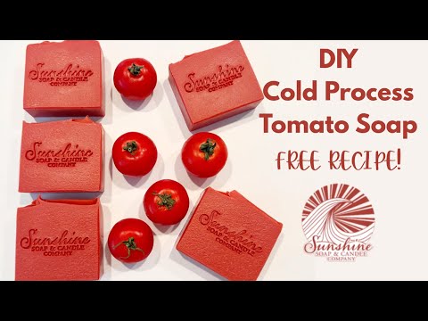 Natural Soap Formula Made With Tomatoes (Free Recipe Included)!