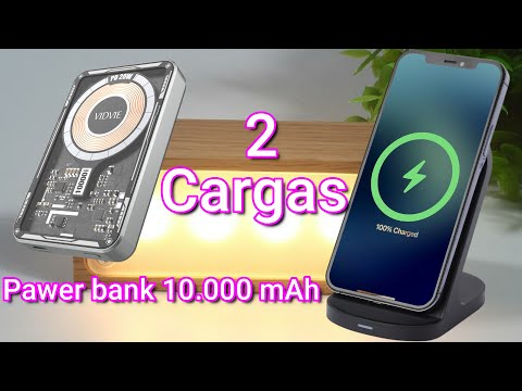 Carga cualquier celular Android o iOS con  10.000 mAh.