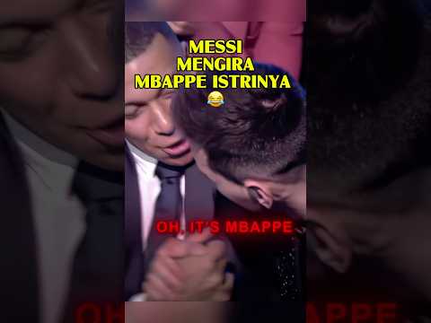 Saat Messi mengira Mbappe adalah istrinya 🫣🫣😂 #messi #mbappe #bola #sepakbola #football