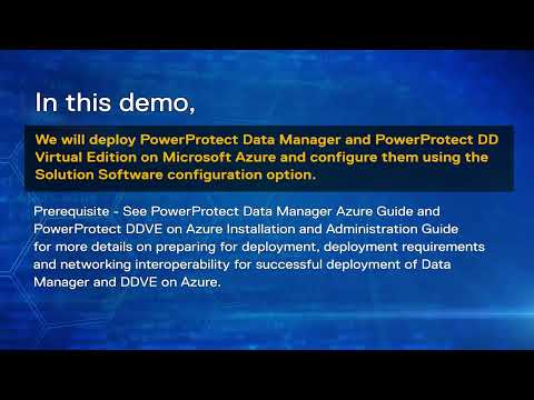 PowerProtect Data Manager - Deployment and configuration on Microsoft Azure