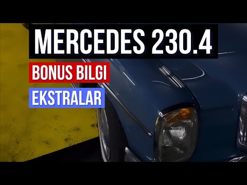 Son Part / 1975 Model Mercedes 230.4 Hakkında bonus bilgiler🧐#mercedes#araba#türkiye#vlog#arabalar