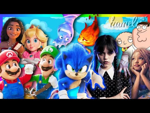 Coffin Dance MEGAMIX 199 - Sonic & Moana & Mario & Wednesday & Ariel & Family Guy & Elemental