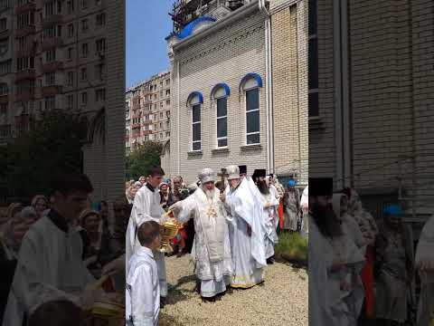 Храм блаженной Ксении Петербургской, Ставрополь.престольный праздник,мужской хор