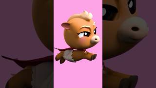 barnyard daycare baby pony is a superhero! #shorts