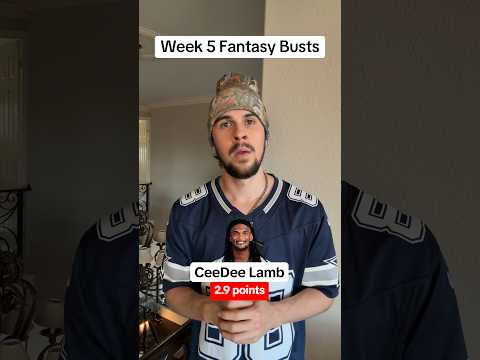 Fantasy Football Busts <strong>of</strong> NFL <strong>Week</strong> 5😭
