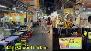 Khám phá bánh chuối Thái Lan tại chợ ẩm thực Hồ Thị Kỷ 