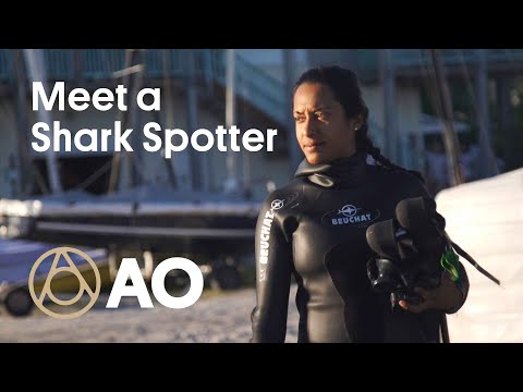 YouTube video thumbnail: The Female Shark Spotter Protecting Réunion Island’s Surfers