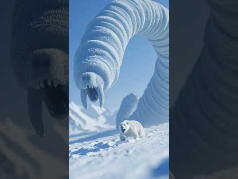 Ice Worm 😱🥶🥶 #viralshorts