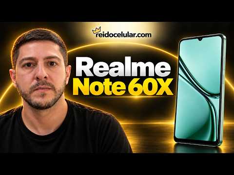 Ele aguenta? Realme Note 60X com ArmorShell, IP54, 5.000 mAh e tela de 90 Hz | Rei do Celular