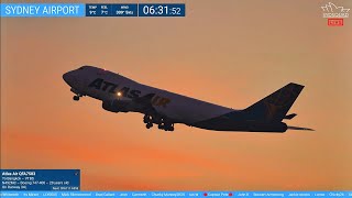 🔴 Sunday Chill - Plane-Spotting at Sydney Airport SYD/YSSY with KURT - 09.08.26 🔴