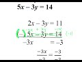 Solving Systems of Equations