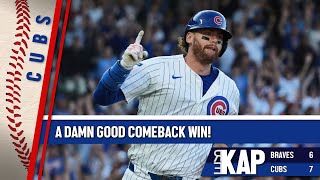 REKAP: ⚾️ Chicago Cubs 7-6 win over Atlanta Braves. ‘A damn, good comeback win in a massive week!’