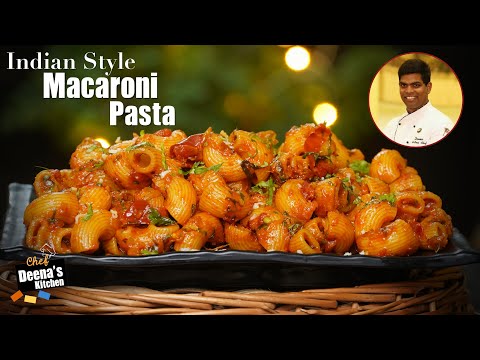 Masala Macaroni | மசாலா மேக்ரோனி | Indian Style Macaroni Pasta | CDK 512 | Chef Deena's Kitchen