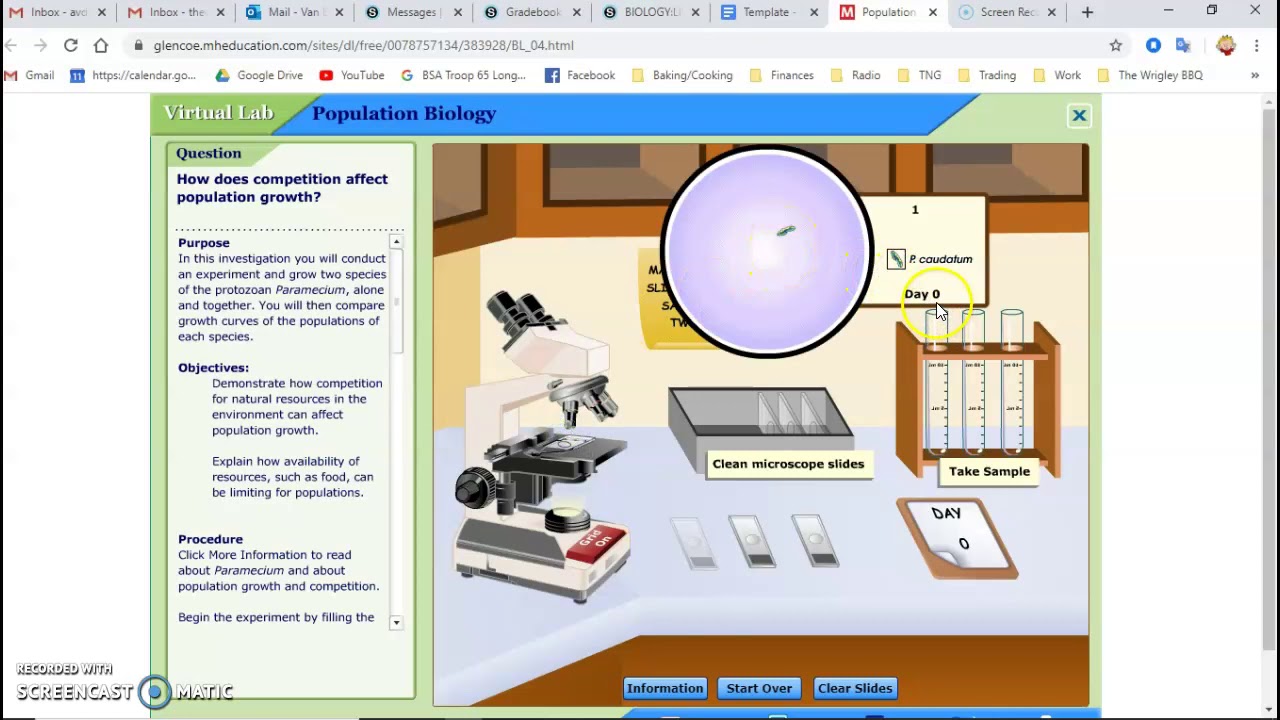 Virtual Biology Lab Population Biology: Exploring the World of Genetics and Evolution