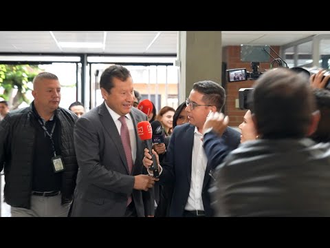 Lawyer for Colombia ex-president Uribe arrives for trial | AFP