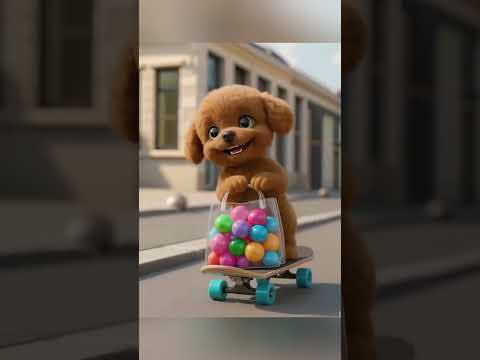 Dog's Secret Bubble Plan! Watch cute Pup Create a Rainbow Bath! 🛁🐶