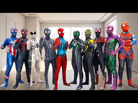 What If SUPERHERO & JOKER In 1 House..?? || KID SPIDER MAN IS SICK ( All Action, Funny )