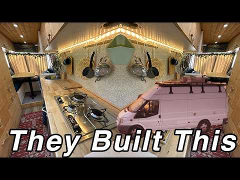 They Turned a $9K Van Into a Dream Off-Grid Home