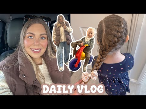 Daily family vlog - groceries, Elsa Braids & cooking!