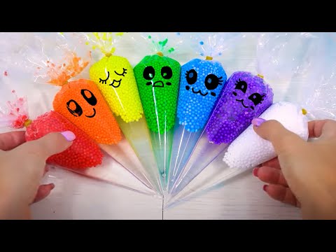 Making Slime with Piping Bags! Most Satisfying Slime Video★ASMR★#ASMR #PipingBags