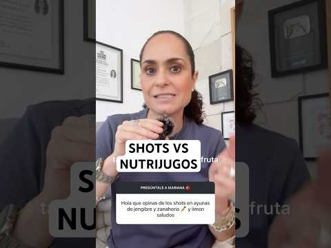 Shots vs Nutrijugos #anutricional #nutricionconsciente
