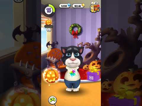 Tom's playing 😚#mytalkingtom #shortsfeed #games