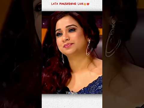 Zeehale Muskin💎❤️ | Ghulami |Lata Mangeshkar Superhit Live Song Performance #shorts #latamangeshkar