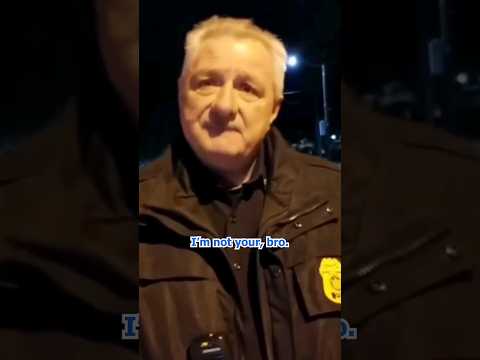 I'm Not Your Bro!!! #police #disrespect #shorts