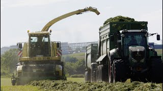 1.SCHNITT 2020 | FENDT TRAKTOREN IM EINSATZ | KRONE BIG X 500 | Landtechnik-Team Oberpfalz