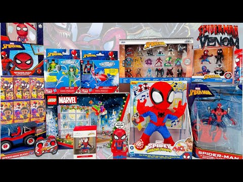 Spider-man vs Venom Toy Collection Unboxing Review | Marvel Legends Spiderman