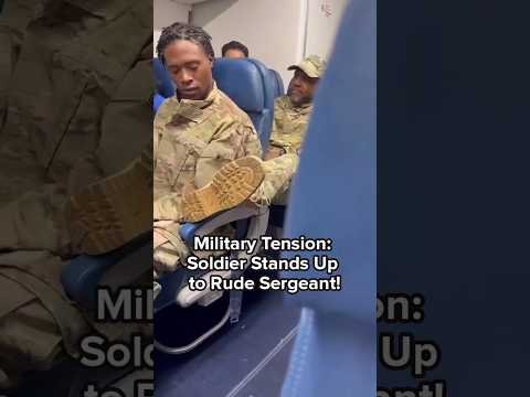 Military Tension- Soldier Stands Up to Rude Sergeant! Part 1#shorts#youtubeshorts #grandarmy #awol