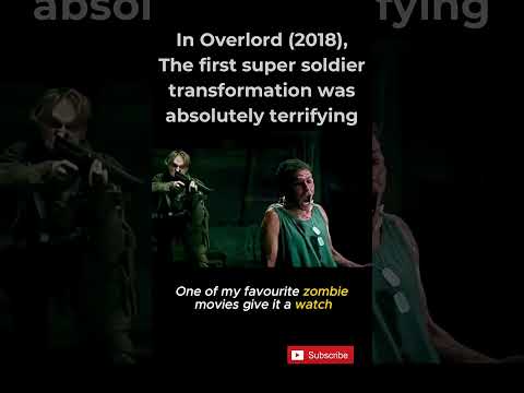 In Overlord (2018), The first super soldier transformation was absolutely terrifying