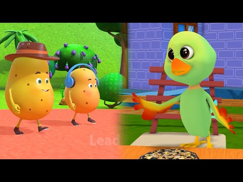 Main Tota Main Tota + Hathi Raja + Aloo Kachaloo Beta | 3D Animated Rhymes | Lead Kids Song