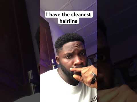 I have the cleanest hairline out there #youtubeshorts